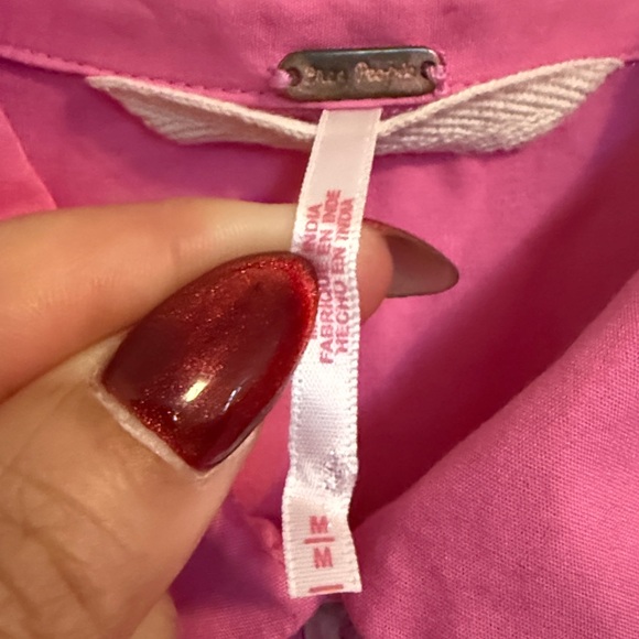 Free People Misha Mini Dress. Casual 3/4 Sleeve Tunic Shirt - Picture 8 of 9